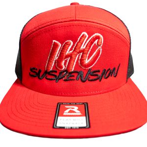 IHC SUSPENSION CAP- FLATBILL WHITE/BLACK