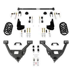 2014-2018 GM 1500 SUV 3/5 Lowering Kit With Track Bar (Aluminum/Stamped Steel)